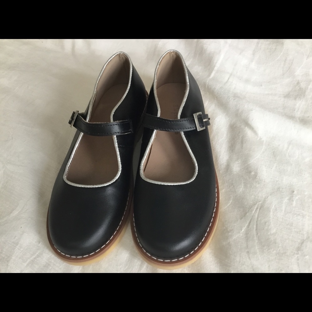 Girls sz 1 Elephantito leather Mary Janes NEW
